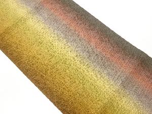 組織抽象縞模様織出し夏用名古屋帯